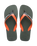 Dual Flip Flops in Green Olive