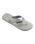 Dual Flip Flops in White & Ice Grey