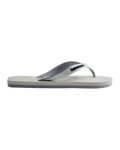 Dual Flip Flops in White & Ice Grey