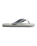 Dual Flip Flops in White & Ice Grey