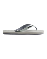 Dual Flip Flops in White & Ice Grey