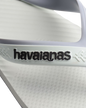 Dual Flip Flops in White & Ice Grey