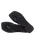 Slim Square Flip Flops in Black