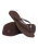 Slim Square Flip Flops in Dark Brown