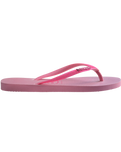 The Havaianas Womens Slim Glitter Iridescent Flip Flops in Pink Lemonade