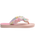 The Havaianas Girls Girls Fluffy Flip Flops in Ballet Rose