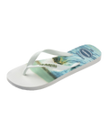 Top Surfer I Flip Flops in White