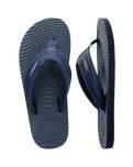 Surfer Coast Flip Flops in Navy Blue & Indigo Blue