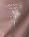 Beach Club Hoodie in Hazy Pink
