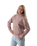 The Born by the Sea Womens Beach Club Hoodie in Hazy Pink