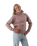 The Born by the Sea Womens Beach Club Hoodie in Hazy Pink