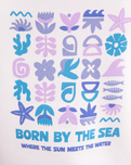 The Born by the Sea Womens Drifter Hoodie in Orchid