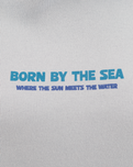The Born by the Sea Womens Drifter Hoodie in Powder Blue