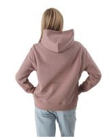 The Born by the Sea Womens Mandala Heart Hoodie in Hazy Pink