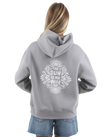 The Born by the Sea Womens Sun Is Hoodie in Storm Grey