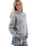 The Born by the Sea Womens Sun Is Hoodie in Storm Grey