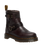 Anistone Crazy Horse Leather Harness Ankle Boots in Dark Brown