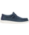 The Hey Dude Shoes Mens Wally Stretch Sox Shoes in Navy