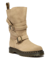 Anistone Two Strap Suede Biker Boots in Savannah Tan