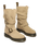 Anistone Two Strap Suede Biker Boots in Savannah Tan
