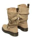 Anistone Two Strap Suede Biker Boots in Savannah Tan