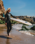Epic 5/4mm Back Zip Wetsuit in Black, Black & Black
