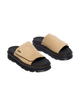 ZebZag EH Suede Sliders in Savannah Tan