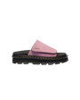 ZebZag EH Suede Sliders in Dusty Rose