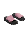 ZebZag EH Suede Sliders in Dusty Rose