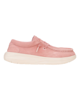 Wendy Comf Suede Shoes in Rose Pink & Whisper Pink