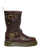 Anistone Hi Flower Rigger Boots in Dark Brown Grizzly