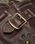 Anistone Hi Flower Rigger Boots in Dark Brown Grizzly
