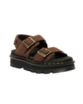 ZebZag Tumbled Nubuck Sandals in Sepia Brown
