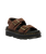 ZebZag Tumbled Nubuck Sandals in Sepia Brown