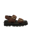 ZebZag Tumbled Nubuck Sandals in Sepia Brown