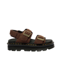 ZebZag Tumbled Nubuck Sandals in Sepia Brown