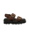 ZebZag Tumbled Nubuck Sandals in Sepia Brown