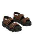 ZebZag Tumbled Nubuck Sandals in Sepia Brown