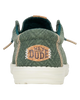 Wally Jute Shoes in Sea Green