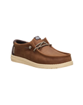 Wally Leather Shoes in Robe Brown & Mole Brown