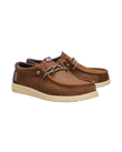 Wally Leather Shoes in Robe Brown & Mole Brown
