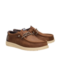 Wally Leather Shoes in Robe Brown & Mole Brown