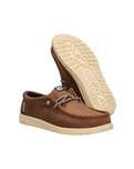 Wally Leather Shoes in Robe Brown & Mole Brown