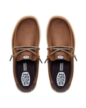 Wally Leather Shoes in Robe Brown & Mole Brown