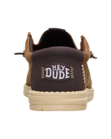 Wally Leather Shoes in Robe Brown & Mole Brown