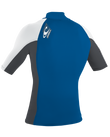 The O'Neill Premium Skins Turtleneck Rash Vest in Deepsea, Graphite & White