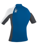 The O'Neill Premium Skins Turtleneck Rash Vest in Deepsea, Graphite & White