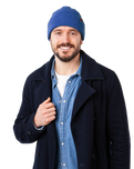 The Barts Mens Coler Beanie in Light Blue