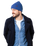 The Barts Mens Coler Beanie in Light Blue