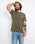 The Salt Water Seeker Mens Quiver T-Shirt in Army